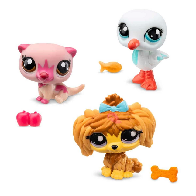 Littlest Pet Shop Minis 3-Piece Figure Set S2
