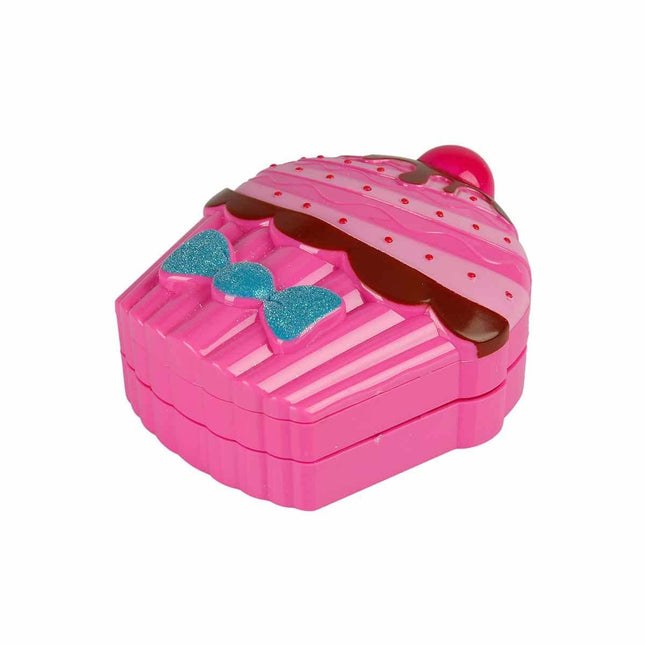 Cupcake Shaped 2-Layer Makeup Beauty Set