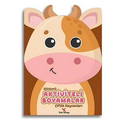 Sticker Activities and Colorings - Farm Animals