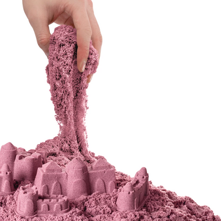 Pink Kinetic Play Sand with Accessories 500 gr