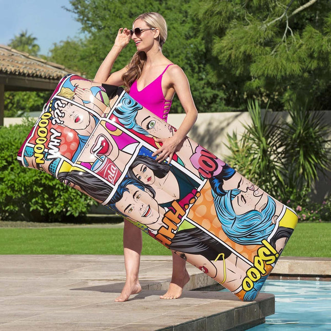 Bestway Comic Book Patterned Bed 183 x 71 cm 44059