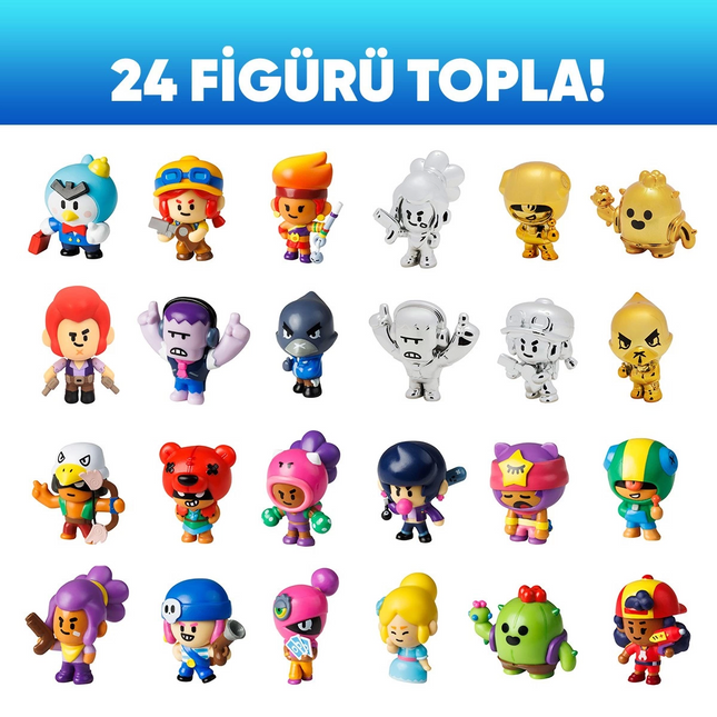 Brawl Stars 8-Piece Deluxe Figure