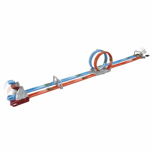 Hot Wheels Double Hoop Sprint Track Set GFH85