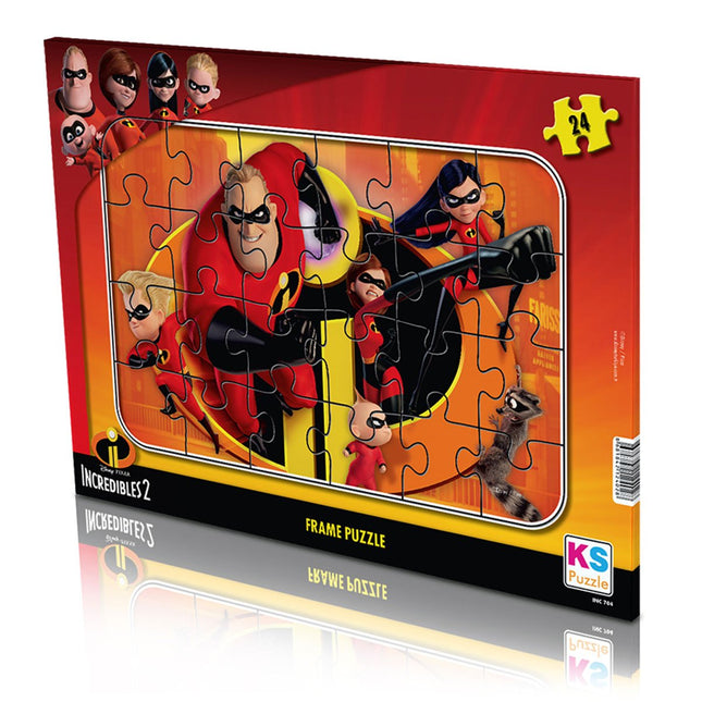 Incredibles 2 24 Piece Frame Puzzle