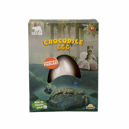 Glow-in-the-Dark Crocodile Fossil Excavation Kit