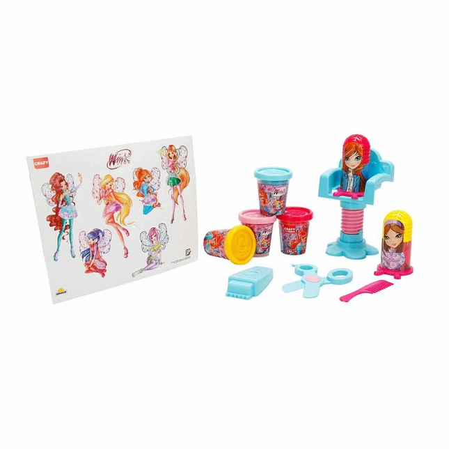 Crafy Winx Magic Salon Play Dough Set 15 Pieces