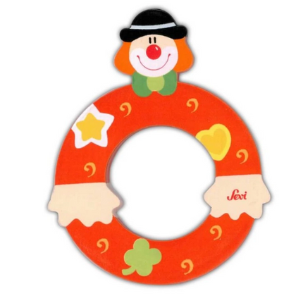 Clown Wooden Letter O