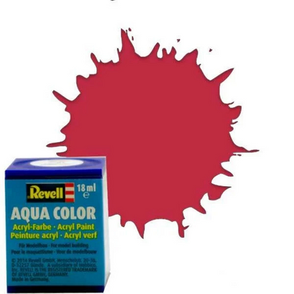 Aqua Color Carmine Red - Matte Paint - 18 ml