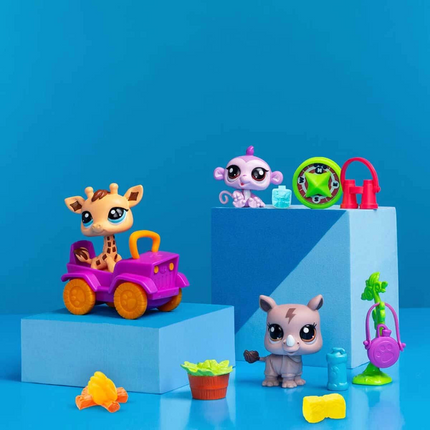 Littlest Pet Shop Minis Safari Play Set S1