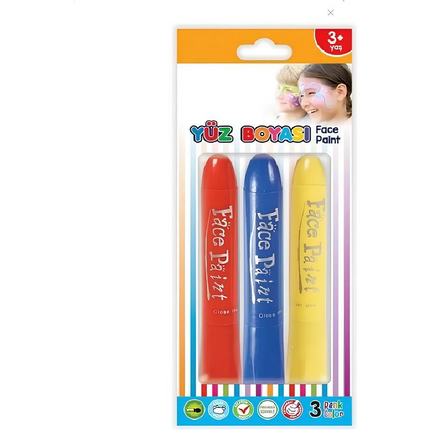 Washable Face Paint 3-Pack
