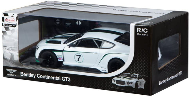 Rastar 1:14 Bentley Continental GT3 Remote Control Car
