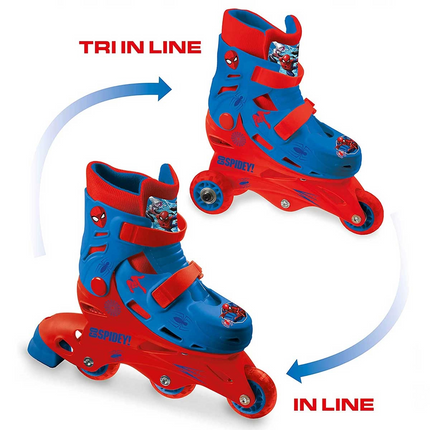 Spiderman Inline 3 Wheel Skates