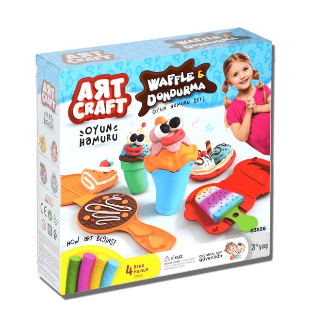 Dede Waffle and Ice Cream Play Dough Set