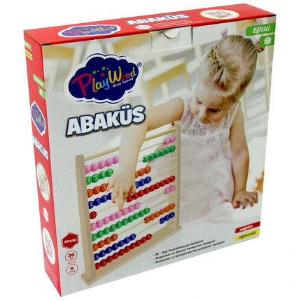 Playwood Educational Large Wooden Abacus