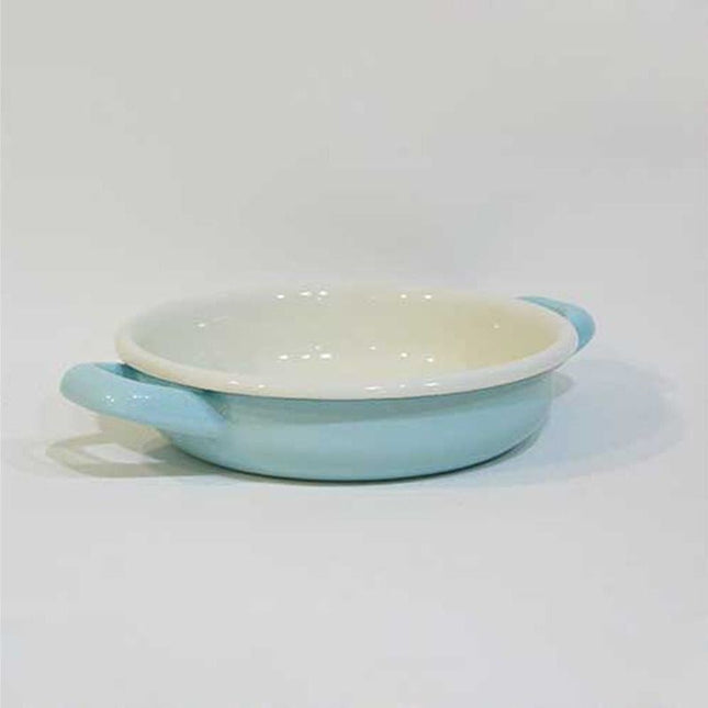 Colored Enamel Pan 16 cm Mint Blue