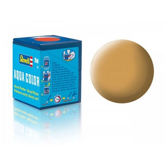 Aqua Color Ocher Brown - Matte Paint- 18 ml