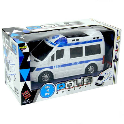 Battery-Operated Police Car with Lights and Sounds