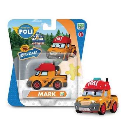Robocar Poli Metal Vehicle Character Figure Mark