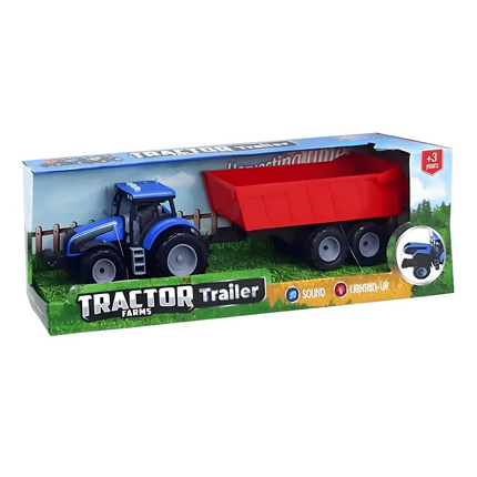 Aya Toys Tractor Trailer with Battery and Box