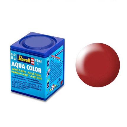 Revell 330 - Aqua Color Fiery Red Silk - Matte Paint - 18 ml