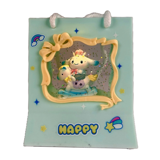 Snow Globe Plastic Shopping Bag LLM-HDY0049