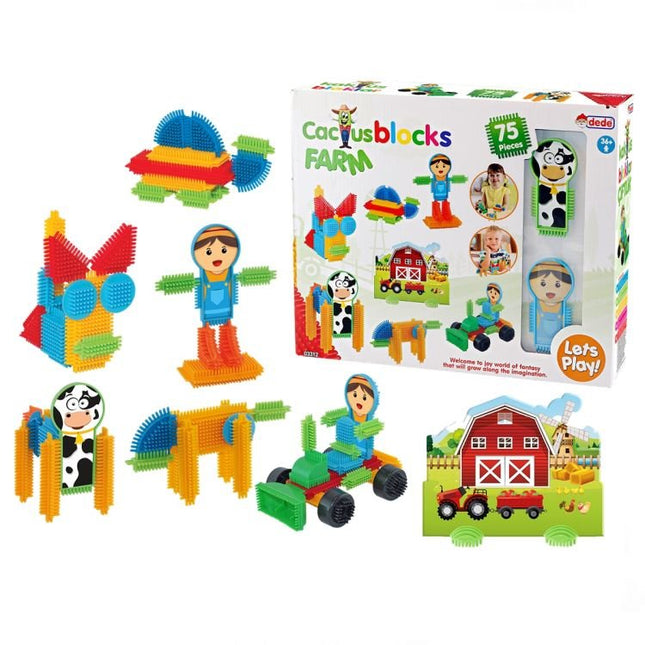 Dede Cactus Blocks Farm 75 Pieces