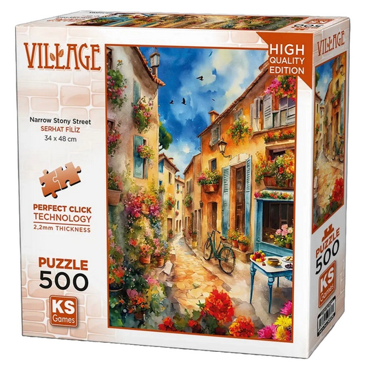 KS Games Narrow Stony Street Puzzle 500 Pieces 20075