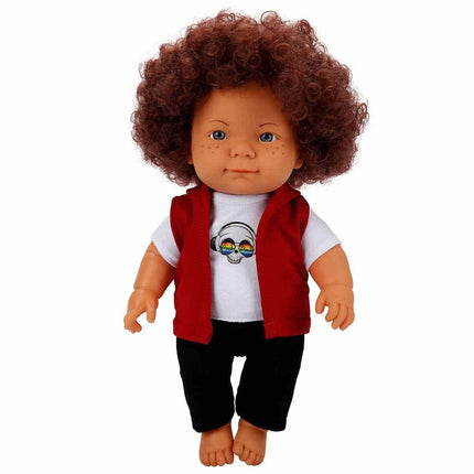 Curly Haired Curly Doll 35 cm
