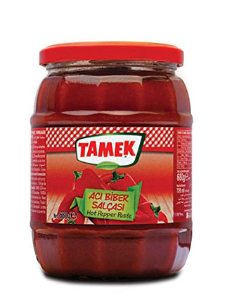 TAMEK HOT PEPPER PASTE IN JAR - TAMEK HOT PEPPER PASTE IN JAR - 680 G / 25.34 OZ NET