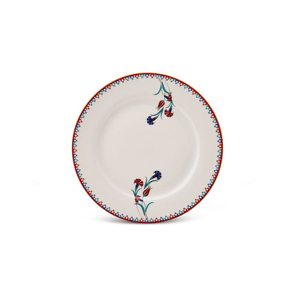 Karaca Nakkas 24-Piece Porcelain Dinner Set for 6 People, Unique Design, Crockery and Plates, Daily and Special Occasions, Chic and Elegant Table Service