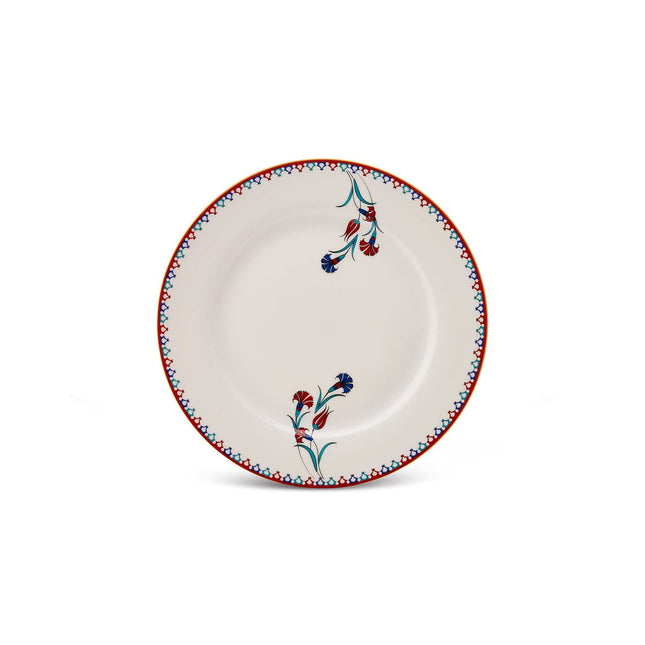 Karaca Nakkas 24-Piece Porcelain Dinner Set for 6 People, Unique Design, Crockery and Plates, Daily and Special Occasions, Chic and Elegant Table Service