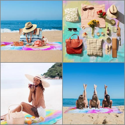 HAVLULAND Turkish Beach Towels Oversized -100% Turkish Cotton Super Soft Lightweight - Absorbent and Quick Drying Bath Towel - Sand Free Beach Towel - Turkish Towels for Adults (Pink, 6 Pack)