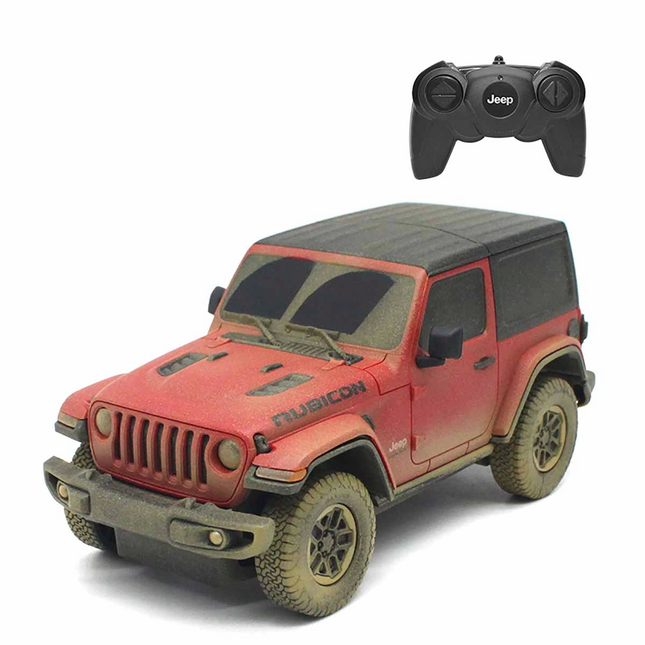 1:24 Jeep Wrangler Rubicon Muddy Remote Control Car
