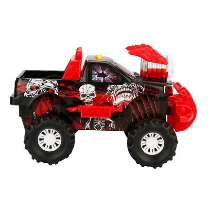 Maxx Wheels Monster Hunt Motorized Car with Sound and Lights 30 cm