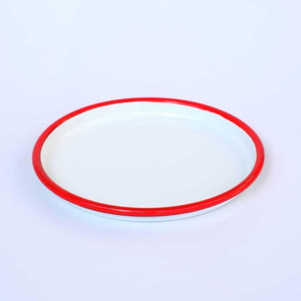 Enamel Pizza Tray No. 22 Red