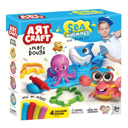 Art Craft Sea Animals Play Dough Set 13 Pieces