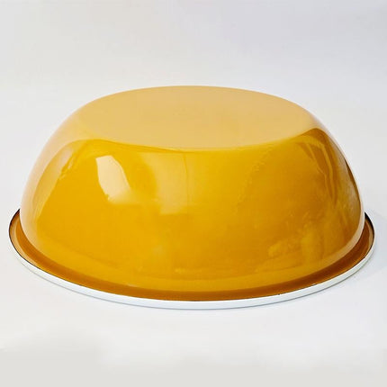 Enamel 32 cm Bowl Oxidized Yellow