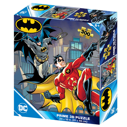 Prime 3D - Batman and Robin 300 Piece Adult Puzzle 32710