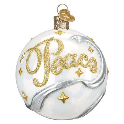Peace &amp; Joy Round Ornament
