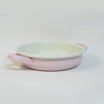 Colorful Enamel Pan 16 cm Pink
