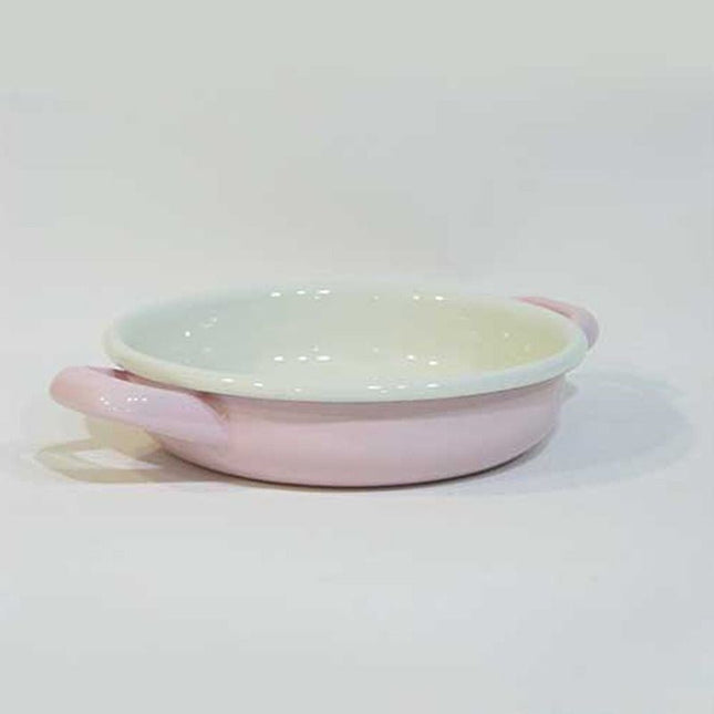 Colorful Enamel Pan 16 cm Pink
