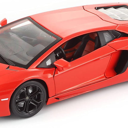 Bburago 1:18 Lamborghini Aventador LP700-4 Orange Model Car