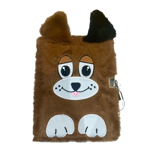 Locked Plush Notebook 15x21