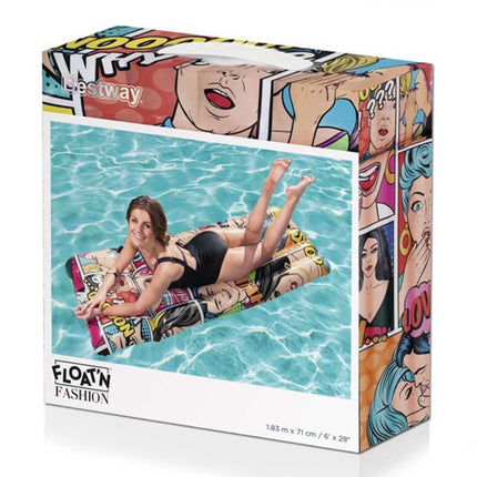 Bestway Comic Book Patterned Bed 183 x 71 cm 44059