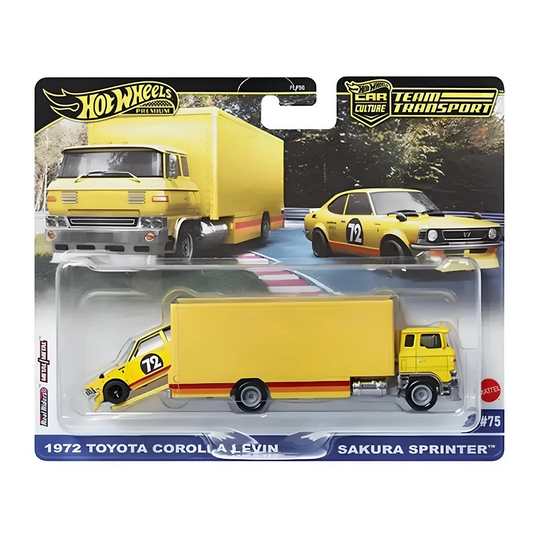 Hot Wheels Team Transport Toyota Corolla Levin Sakura Sprinte
