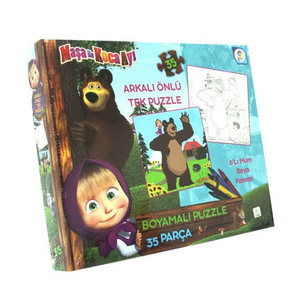 Masha the Bear Coloring Puzzle