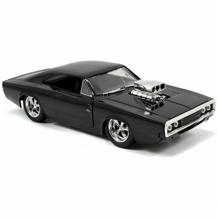 1:16 Fast &amp; Furious 1970 Remote Control Dom's Dodge Charger R/T Turbo Car