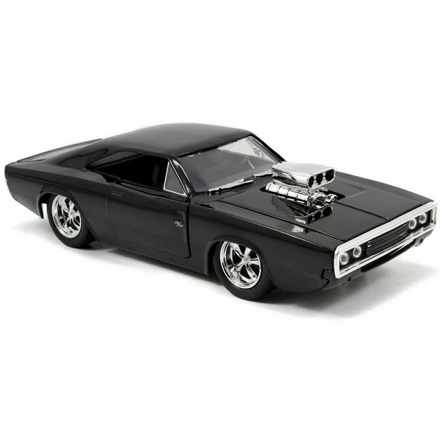 1:16 Fast &amp; Furious 1970 Remote Control Dom's Dodge Charger R/T Turbo Car