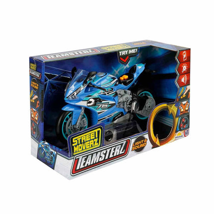 Teamsterz Street Moverz Motorized Motorcycle with Sound and Lights 27 cm.