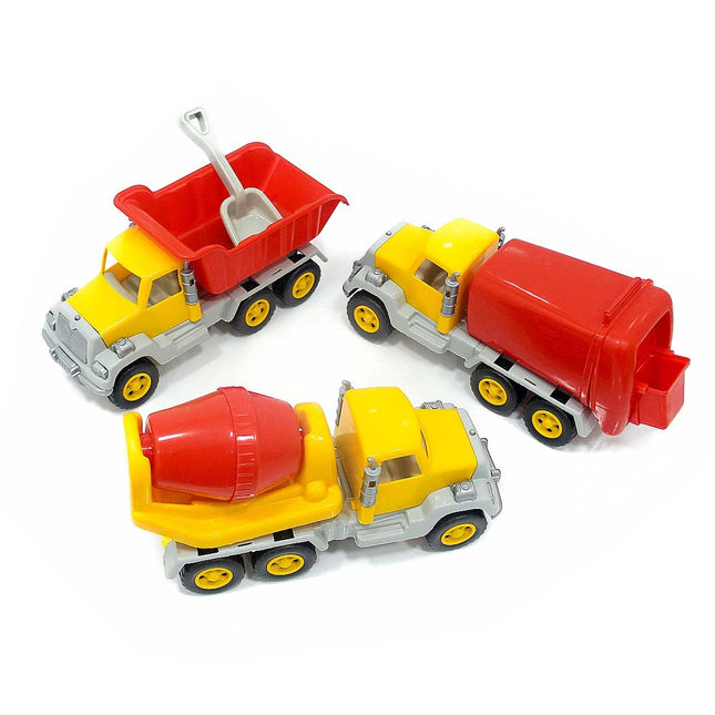 3-Piece Construction Set Vehicles